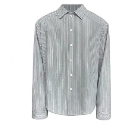 JCAESAR Striped Button Up Shirt