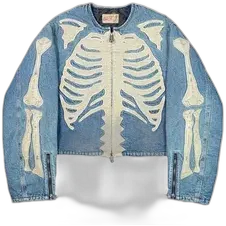 Kapital Denim Motorcross Bone Jacket
