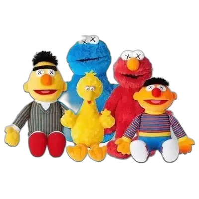 Kaws Sesame Street Plushies #1