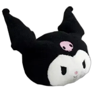 Kuromi Head Plush