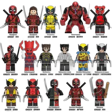 Lego Deadpool & Wolverine Figures