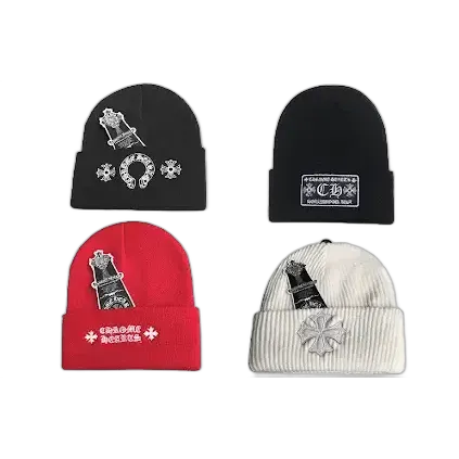 Lots of Chrome Hearts Beanies