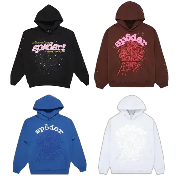 Bunch of Sp5der Websuit Hoodies + Pants #1