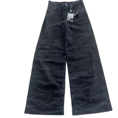 Maison Margiela Baggy Black Ripple Jeans