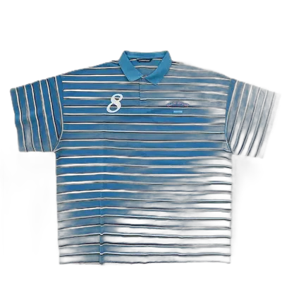 MASONPRINCE Blue Striped Polo