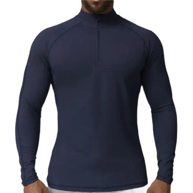Men's Fit Quarter Zip-Up Sweater (5 Variants)