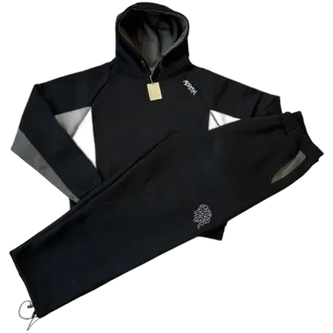 Mertra Perfect Tracksuit Black Hoodie + Pants
