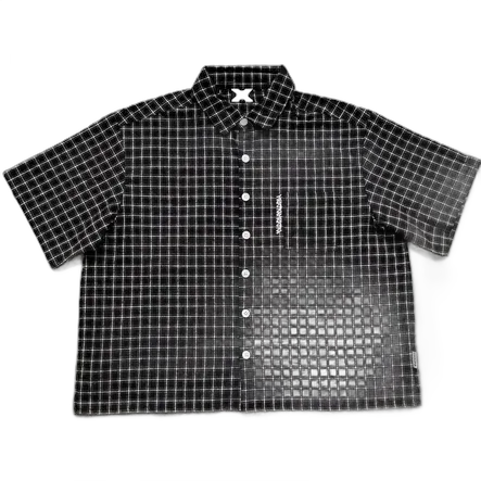 Mertra Plaid Shirt (Black)