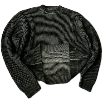 Mobius Moss Green Knit Sweater
