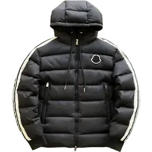 Moncler Stripe-Detail Padded Jacket