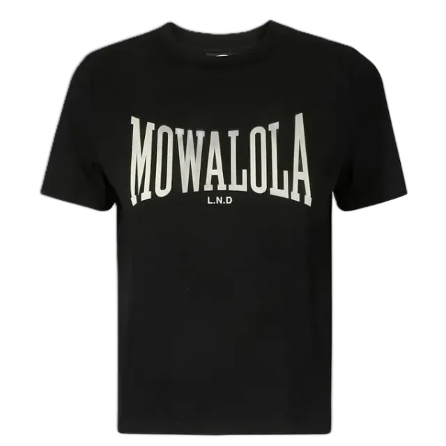 Mowalola Black Logo Tee