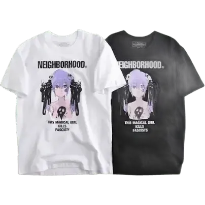 Neighborhood x Jun Inagawa This Magical Girl Kills Facists Tee