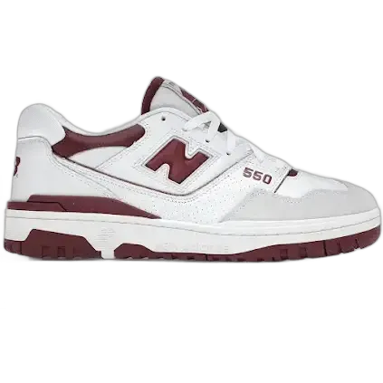 New Balance 550 Sea Salt Burgundy