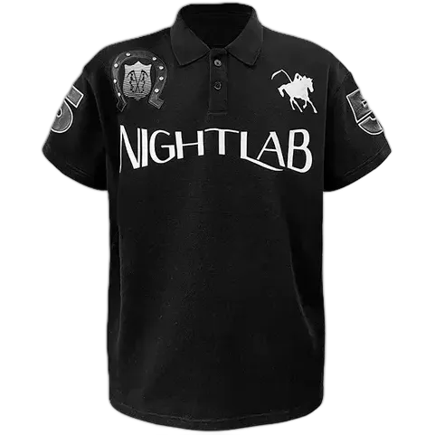 Night Lab Black Polo