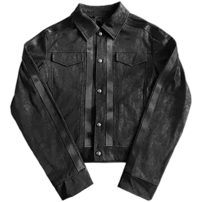 noEmosen Black Leather Jacket