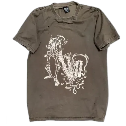 Number Nine Skeleton Guitarist Tee