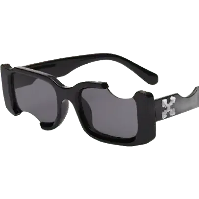 Off-White Rectangular Frame Sunglasses