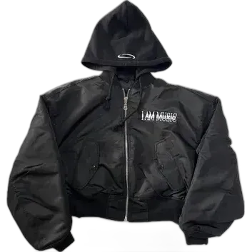 Playboi Carti I Am Music Cropped Bomber Jacket