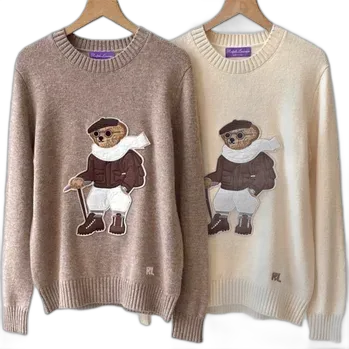 Polo Ralph Lauren Mountain Bear Cashmere Sweater (2 Variants)