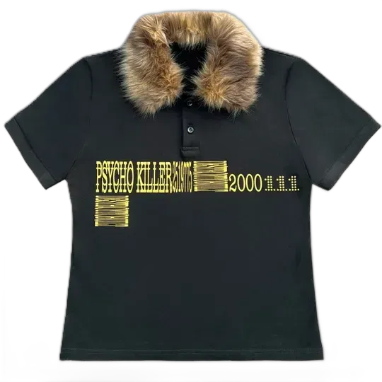 PSYCHOKILLER Fur Collar Polo