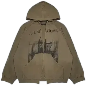 RAF Simons All Shadows Zip Up Hoodie