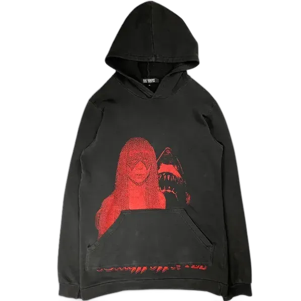 RAF Simons Red Penelope Hoodie