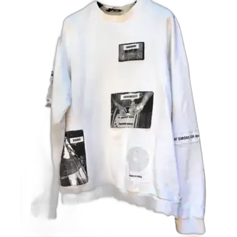 RAF Simons SS05 Patched Sweater