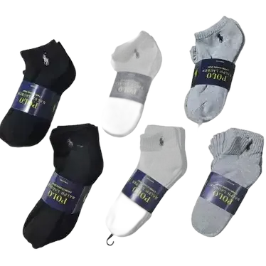 Ralph Lauren Polo Ankle Socks 6 Pack