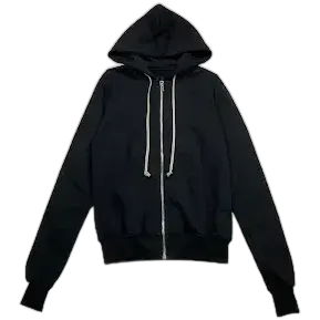 Rick Owens DRKSHDW Black Jason Zip-Up Hoodie