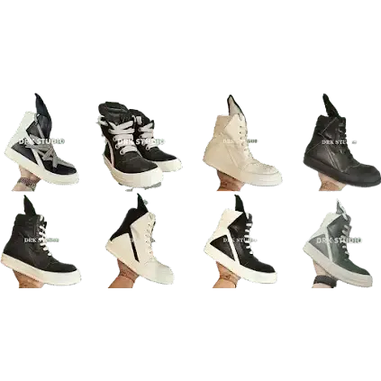 Rick Owens Geobasket High Top Sneakers [DRK Studio Batch]