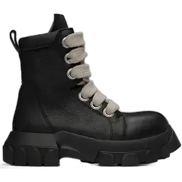 Rick Owens Jumbo Lace Bozo Tractor Boots
