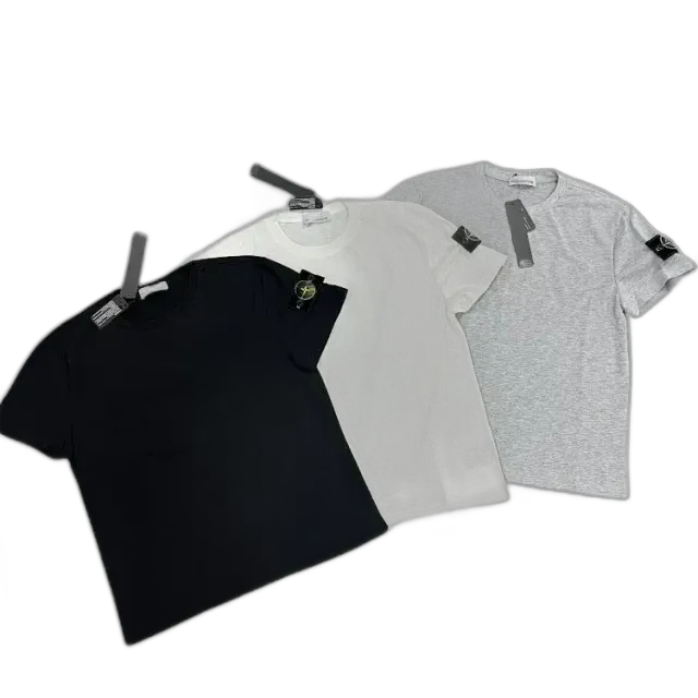 Stone Island Badge Tees (3 Variants)