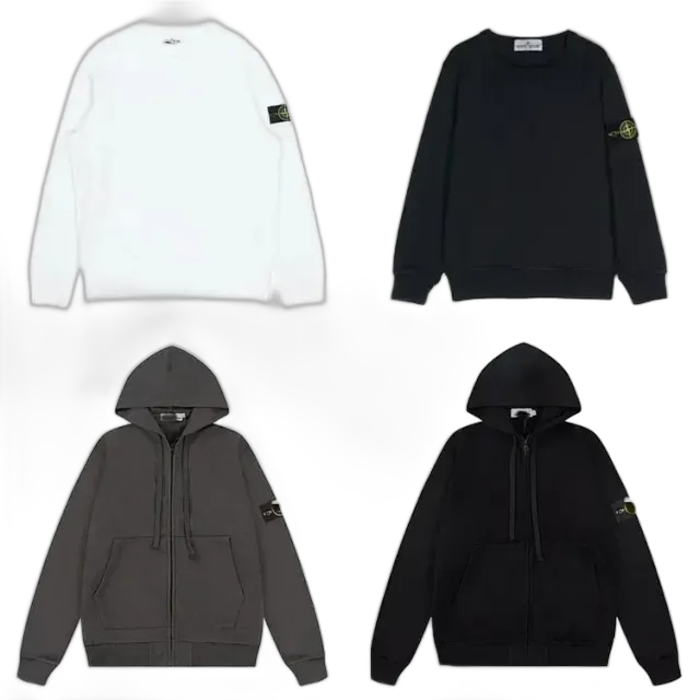 Stone Island Crewnecks and Hoodies