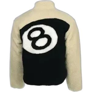 Stussy 8 Ball Sherpa Reversible Jacket