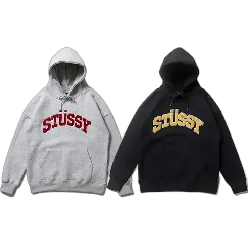 Stussy Chenille Applique Logo Hoodie