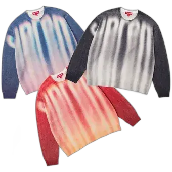 Supreme Blurred Logo Wool Sweater (3 Variants)