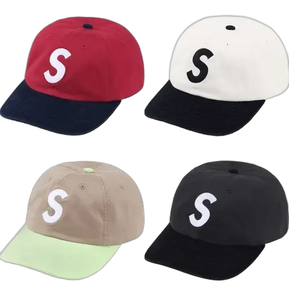 Supreme S Logo Caps