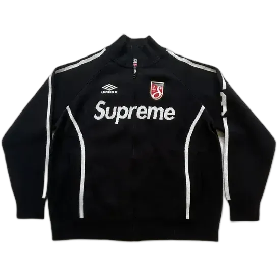 Supreme x Umbro Black Knit Sweater