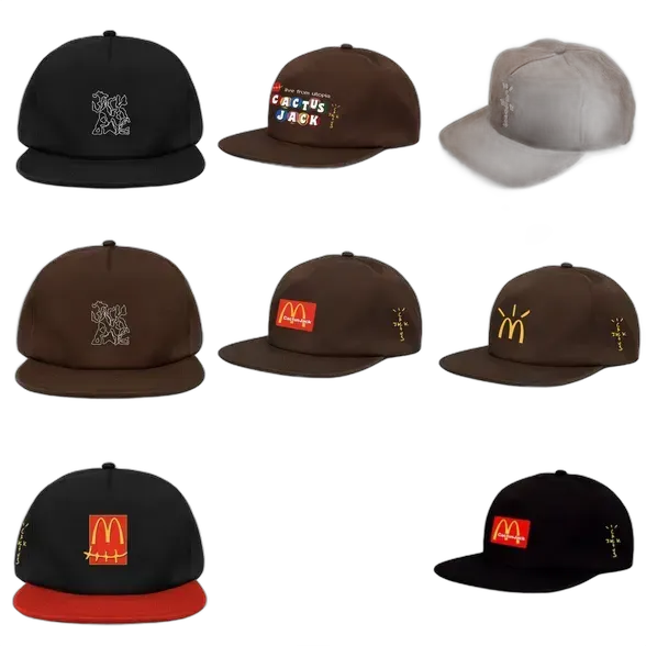 Bunch of Travis Scott Hats