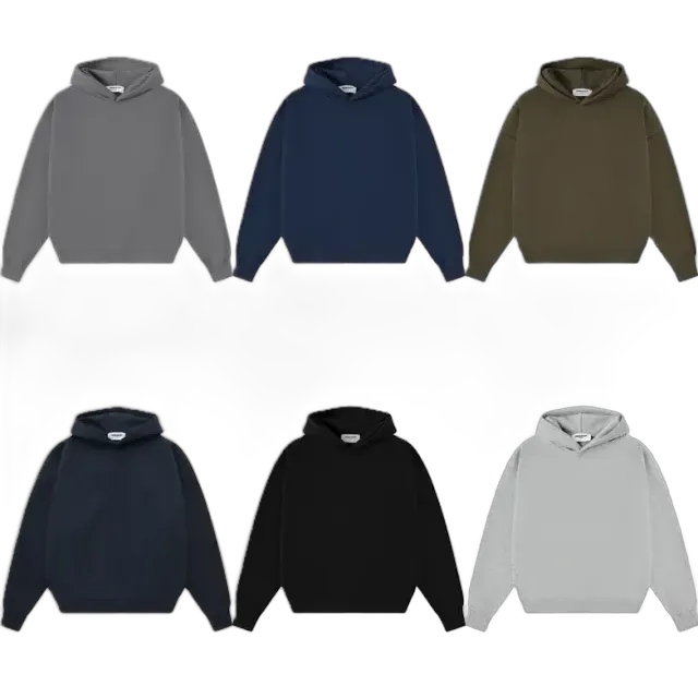 Union Kingdom Oversized Blank Heavy Poly Fleece Hoodies (7 Variants)