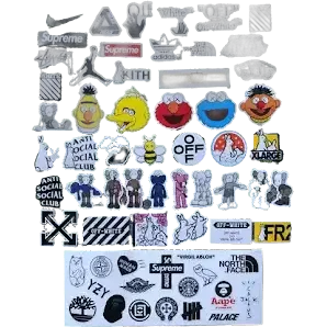 Various Hypebeast Stickers