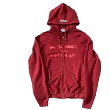 Vetements Bridges I Burn Zip-Up Hoodie