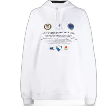 Vetements Hidden Side Seized Hoodie