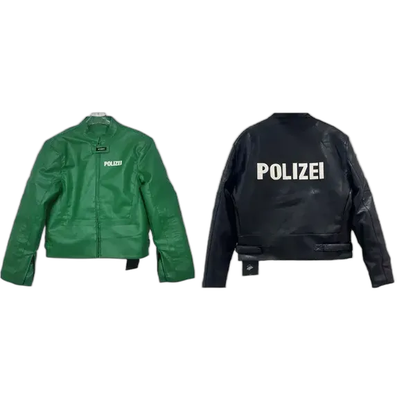 Vetements Polizei Leather Jacket