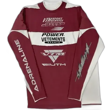 Vetements Power Sports Racing Long Sleeve