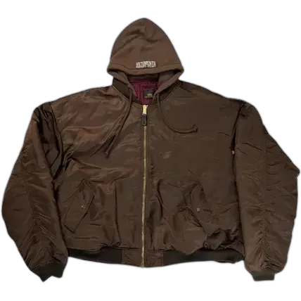 Vetements SS17 Reversible Bomber Jacket Brown