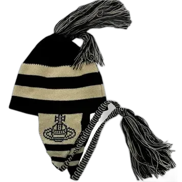 Vivienne Westwood Ear Flap Knit Beanie (2 Variants)