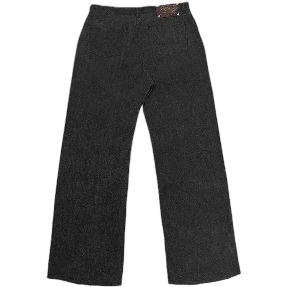 WANNA LAB 13oz Raw Denim Baggy Jeans