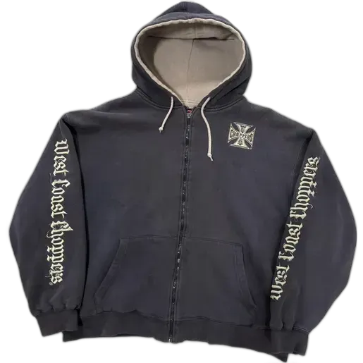 West Coast Choppers Purple Zip-Up Hoodie