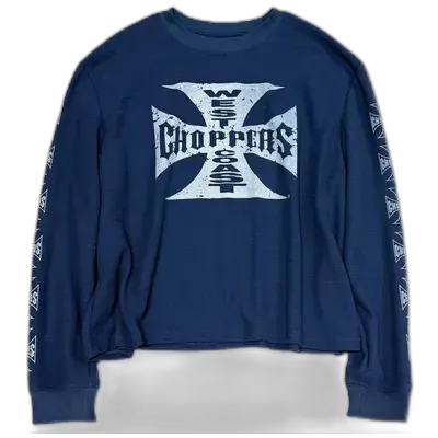 West Coast Choppers Waffle Long Sleeve Tee (2 Variants)